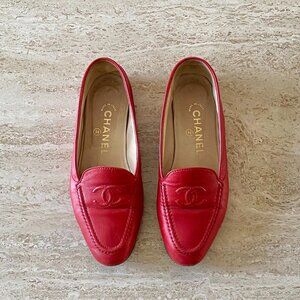 Vintage Chanel CC Loafers